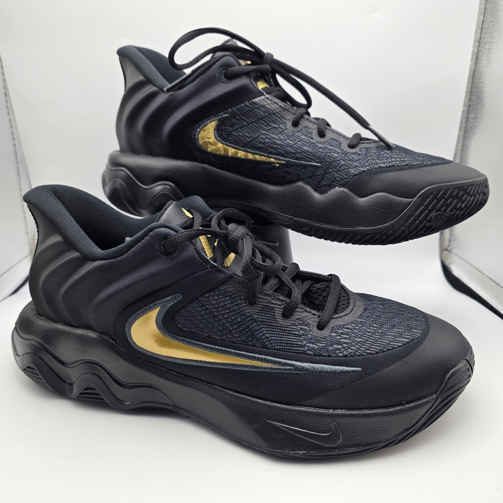 Nike Giannis Immortality 4 Black Metallic Gold Mens Basketball FQ3680-010 7